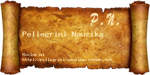Pellegrini Nauzika névjegykártya